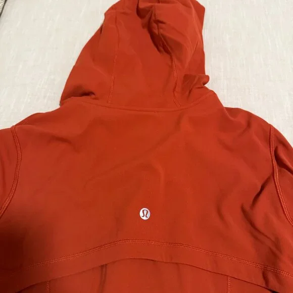 lululemon athletica Hooded Define Jacket Nulu Size 8 in Cayenne - Picture 5 of 9